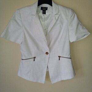 PLATINUM White Jacket Women's Size 8